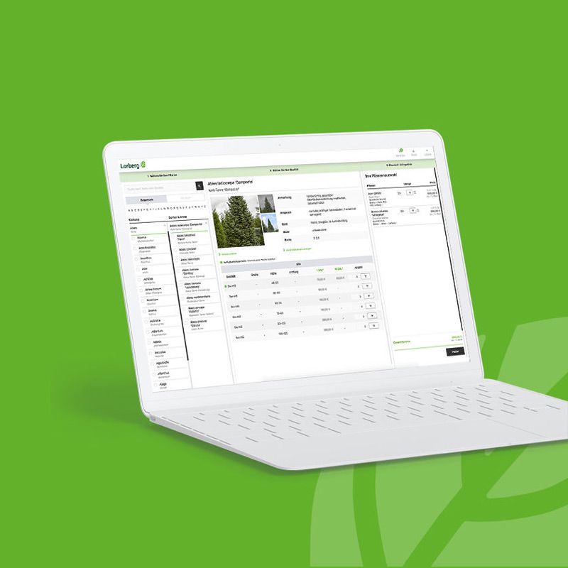 B2B E-Commerce Web App für digitale Bestellprozesse